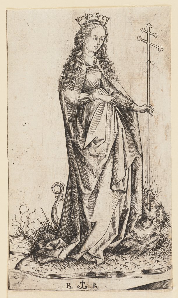 Die Heilige Margareta, Monogrammist BR mit dem Anker