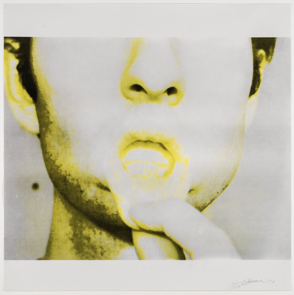 Studies for Holograms (pulled lower lip), Bruce Nauman