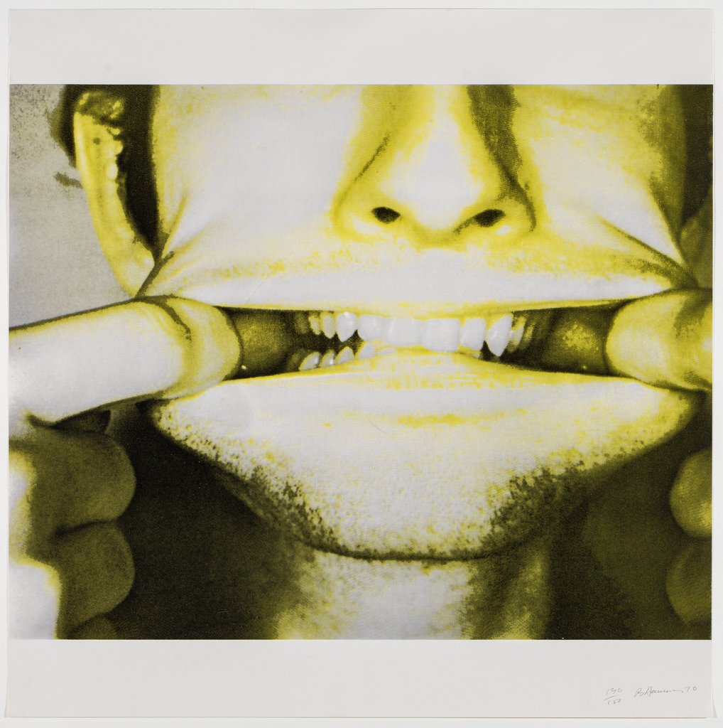 Studies for Holograms (pulled lips), Bruce Nauman