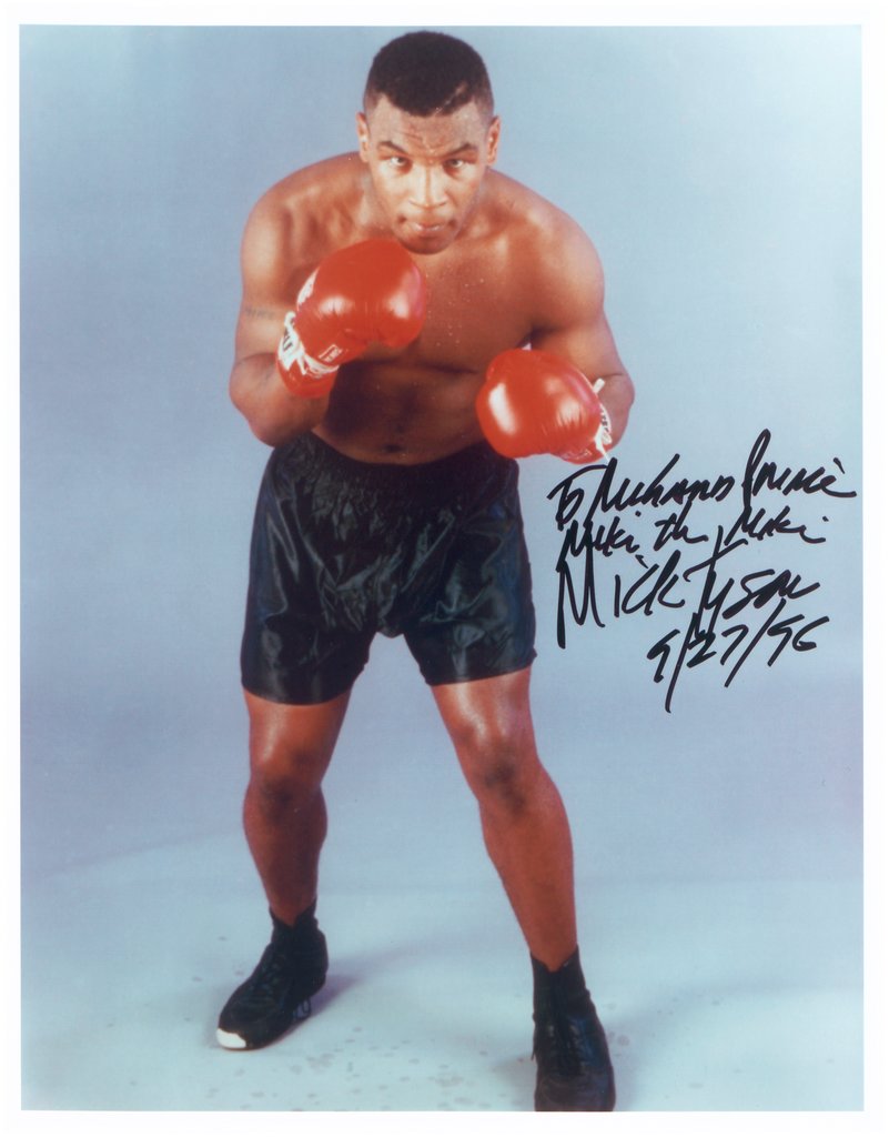To Richard Prince, Mike the Mike, Mike Tyson, 9/27/96, from the series "All The Best", Richard Prince