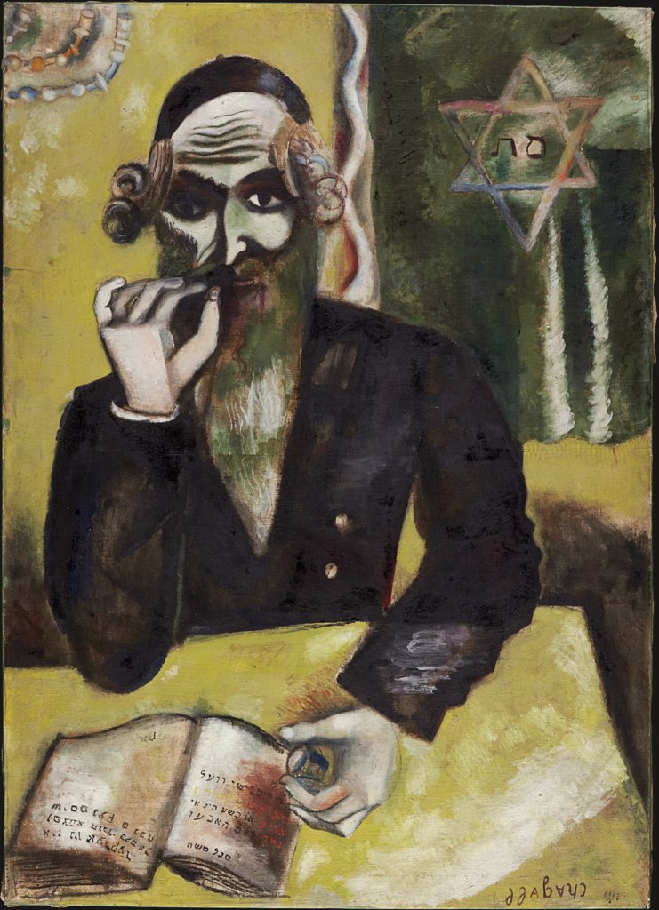 Man sagt (On dit); Der Rabbiner, Marc Chagall