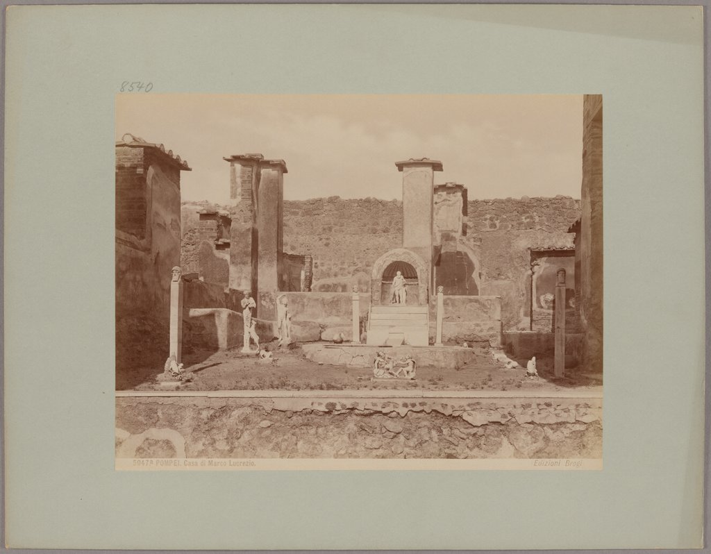 Pompei: Casa di Marco Lucrezio, No. 5047a, Giacomo Brogi