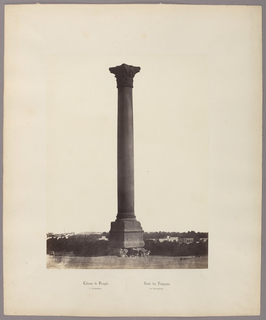 Alexandrien: Säule des Pompeius, Wilhelm Hammerschmidt