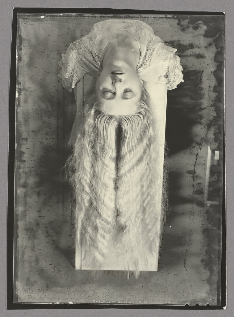 Long-haired woman, Man Ray