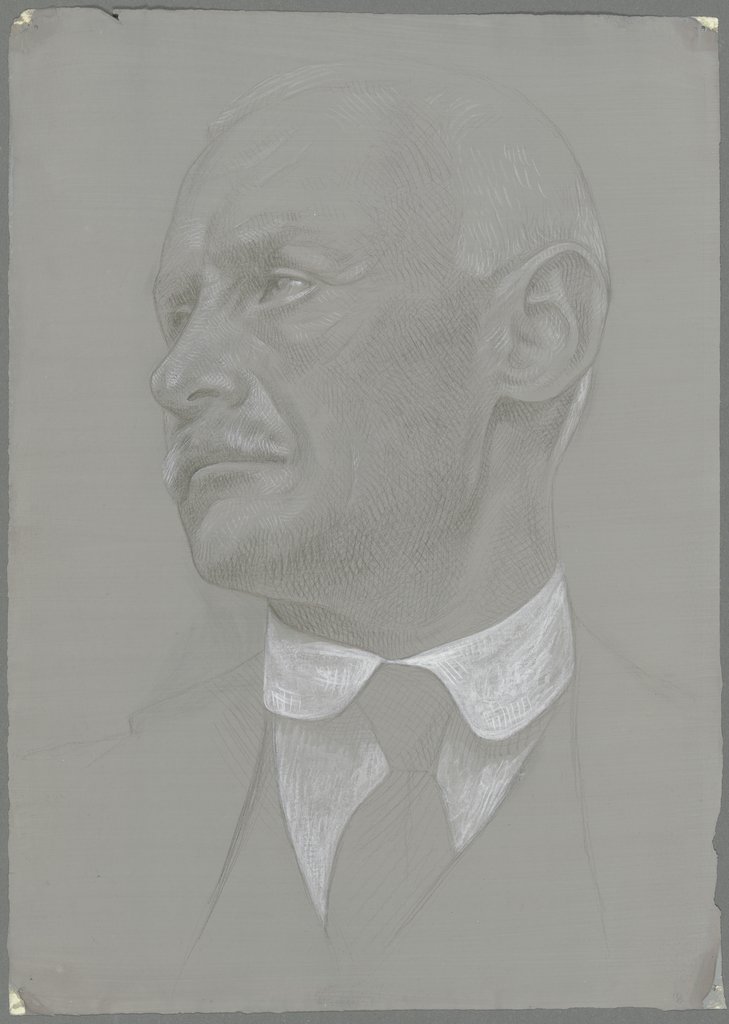 Männlicher Porträtkopf, Karl Anton Reichel