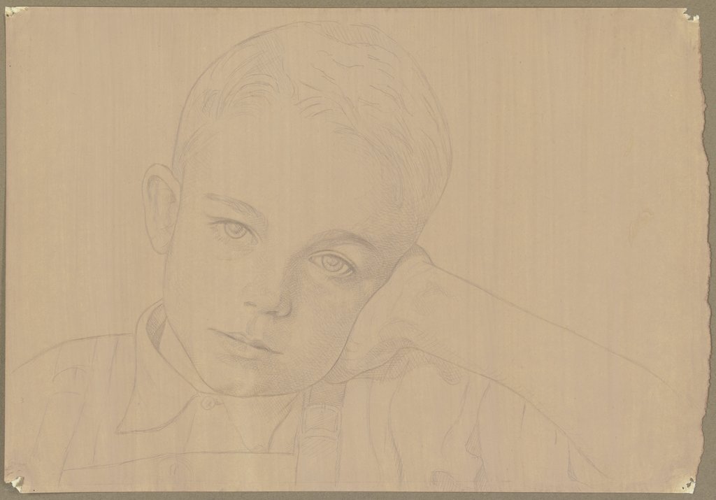 Porträtkopf eines kleinen Jungen, Karl Anton Reichel