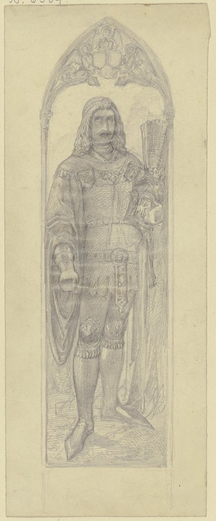 Bildnis des Königs Friedrich III. des Schönen für den Frankfurter Kaisersaal, Ferdinand Fellner