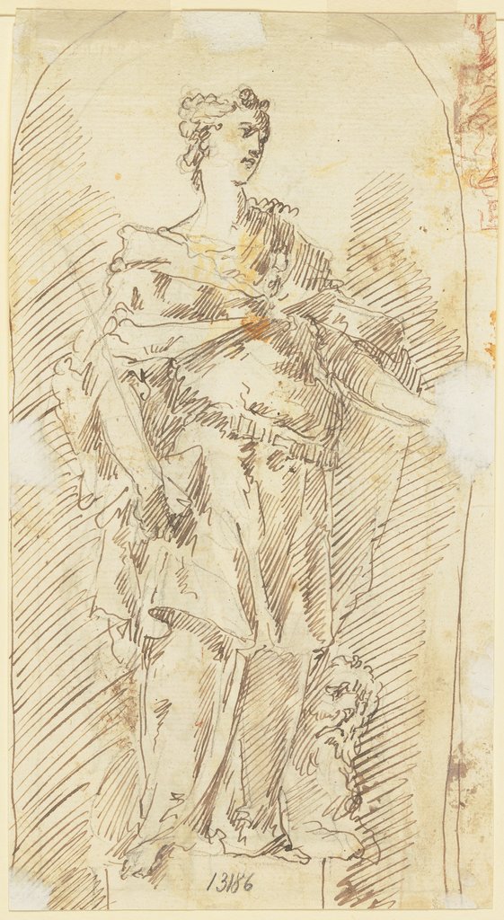 Allegorische Frauenfigur (Venezia?), Gaspare Diziani