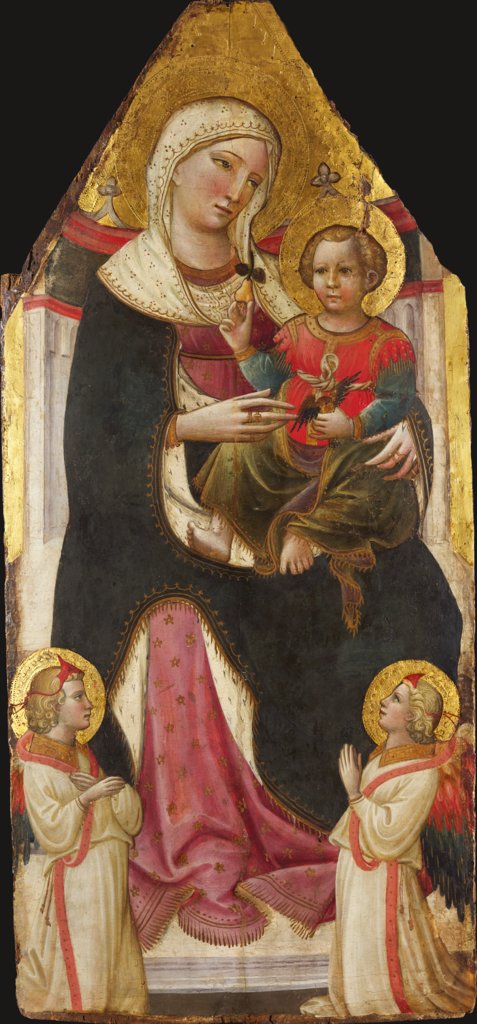 Thronende Madonna mit Kind und Engeln, Giovanni dal Ponte