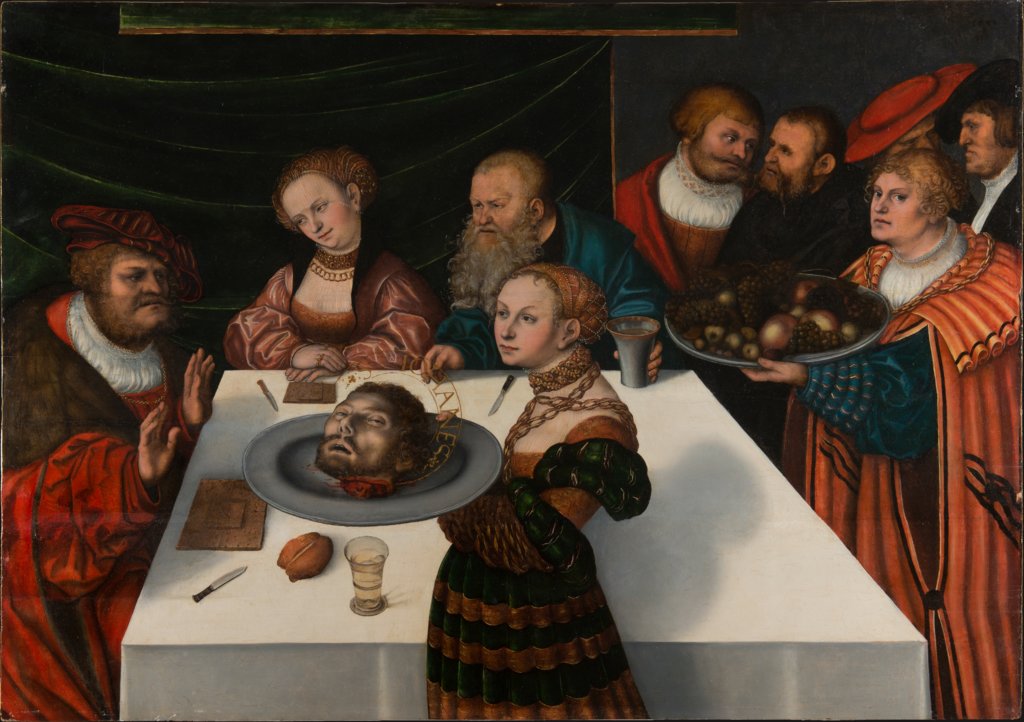Gastmahl des Herodes, Lucas Cranach d. Ä.