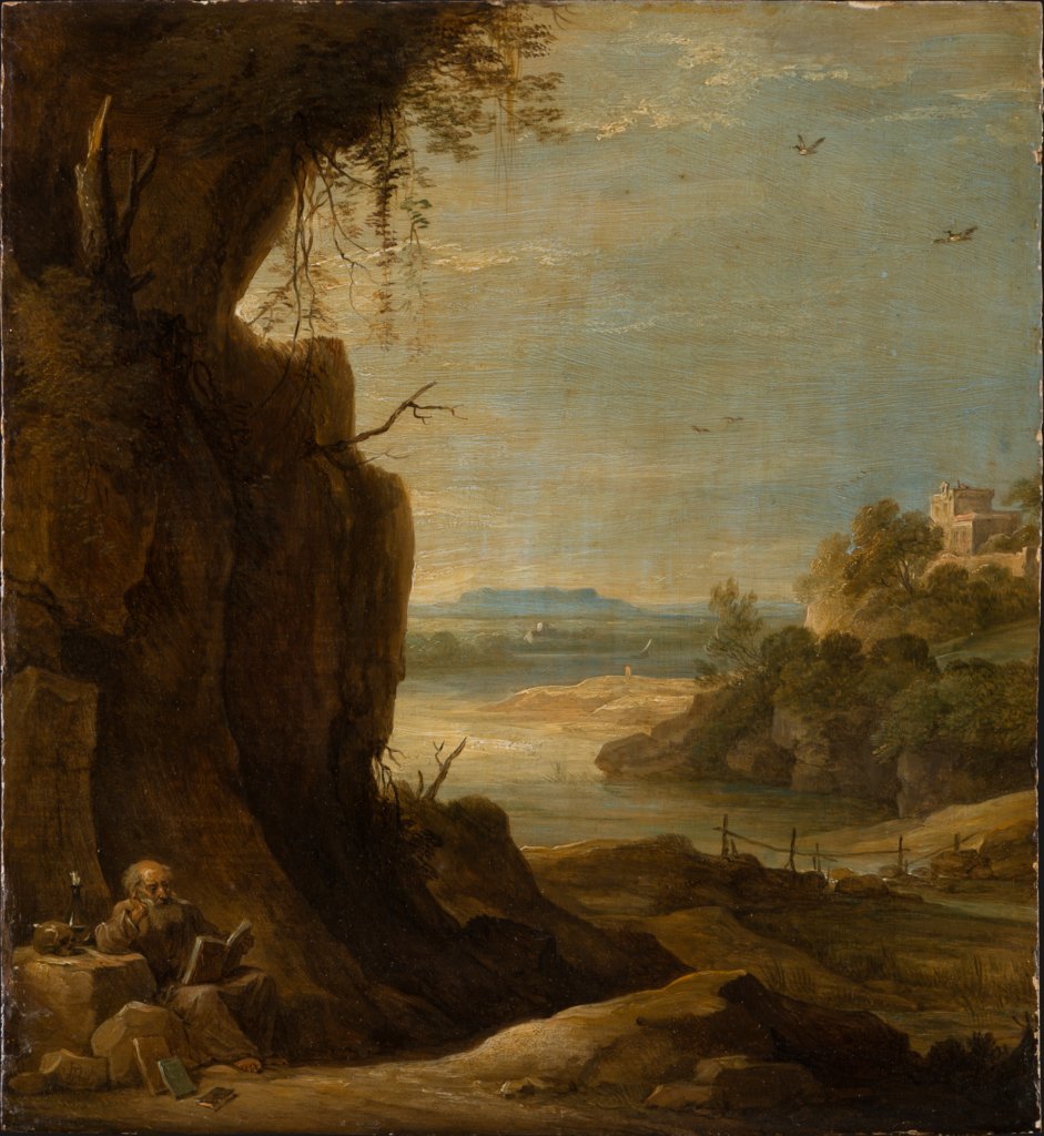 Südliche Landschaft mit Antonius dem Einsiedler, David Teniers d. J.