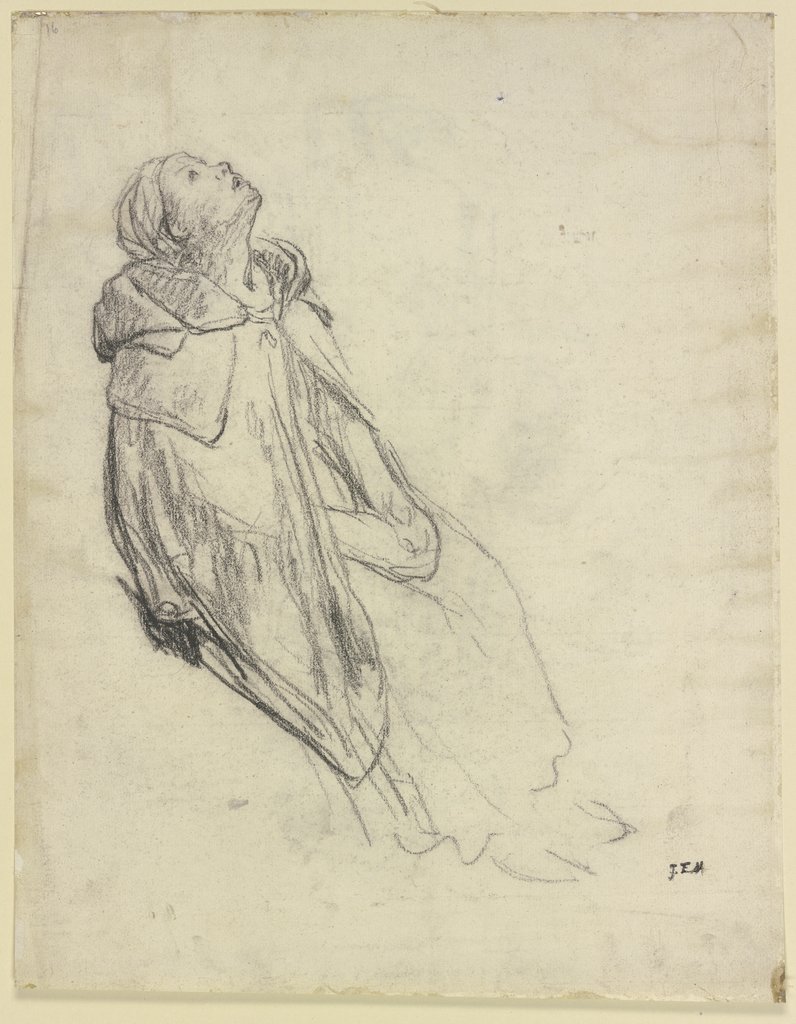 Zugvögel (sitzende Frau), Jean François Millet