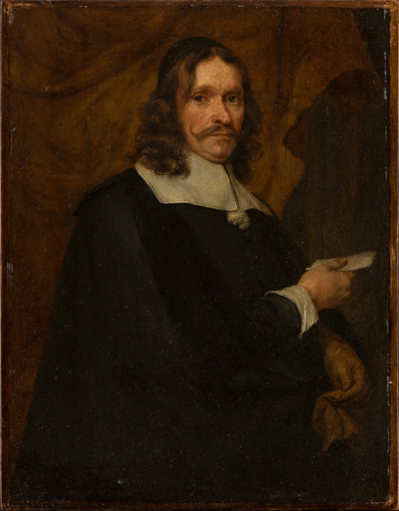Bildnis eines Mannes mit einem Brief, Gonzales Coques;  Umkreis