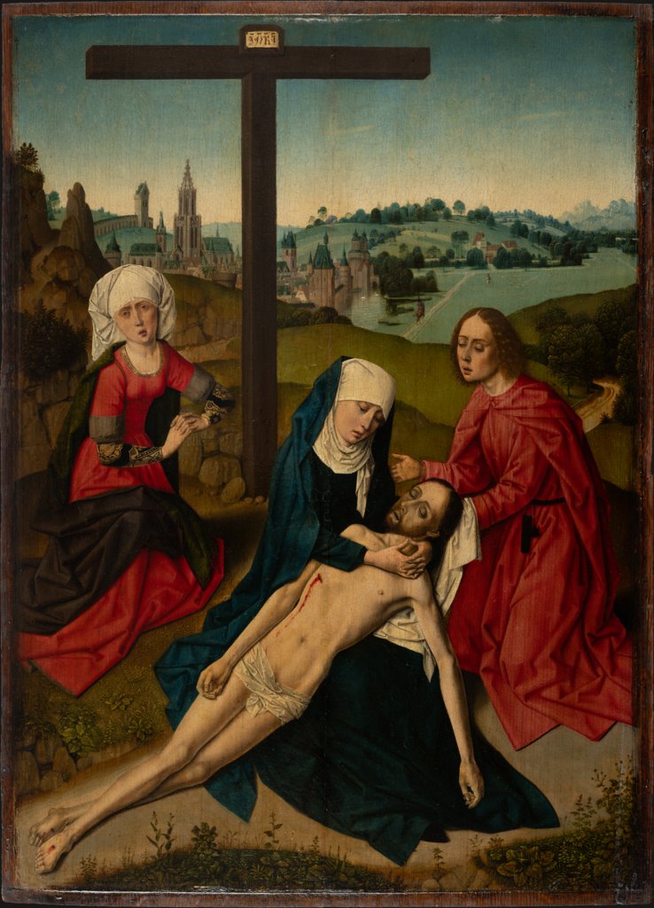 Beweinung Christi, Niederländischer Meister um 1475