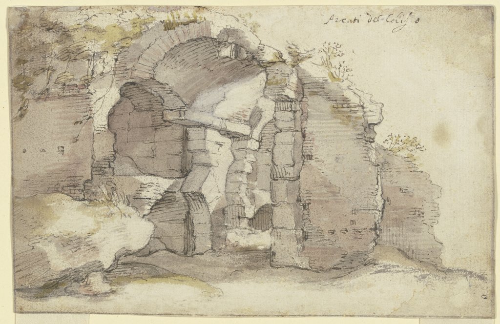 Ruine eines antiken tonnengewölbten Baus, Bartholomeus Breenbergh