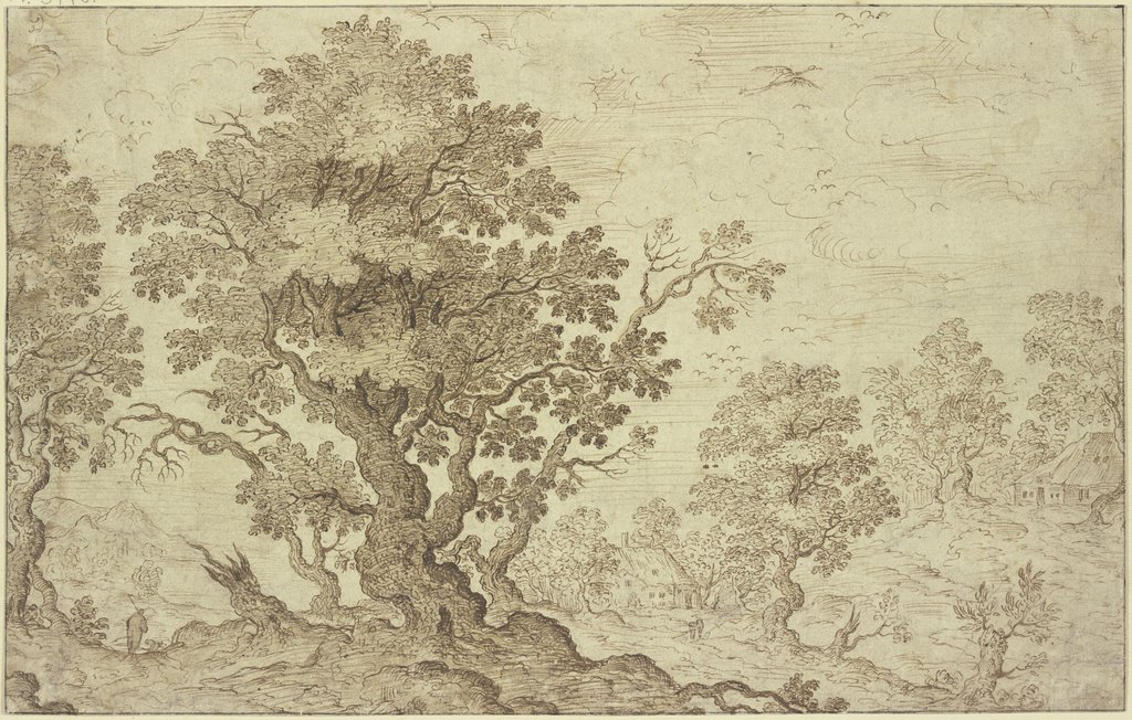 Landschaft mit Bäumen, Paul Bril;   ?