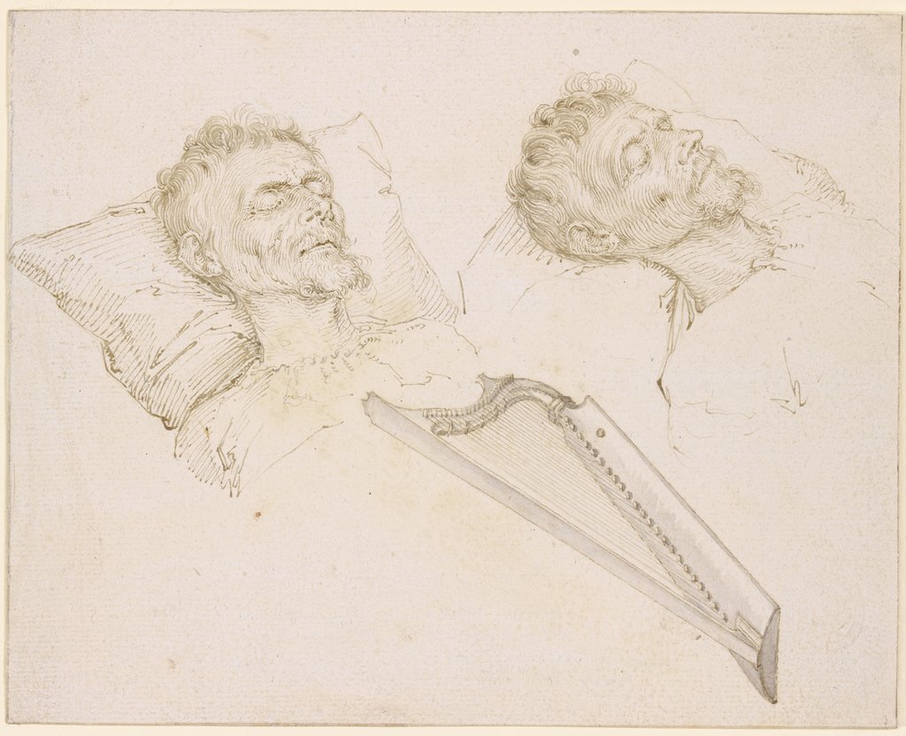 Karel van Mander auf dem Totenbett, Jacques de Gheyn II