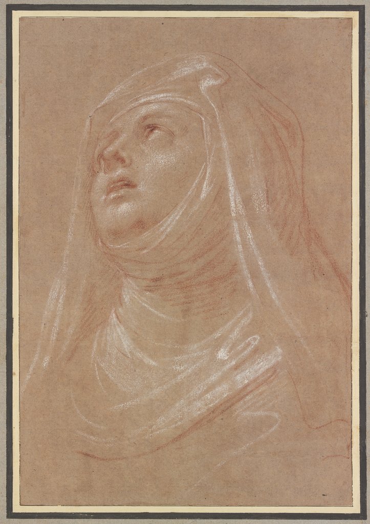 A nun's bust, Nicolas Guibal