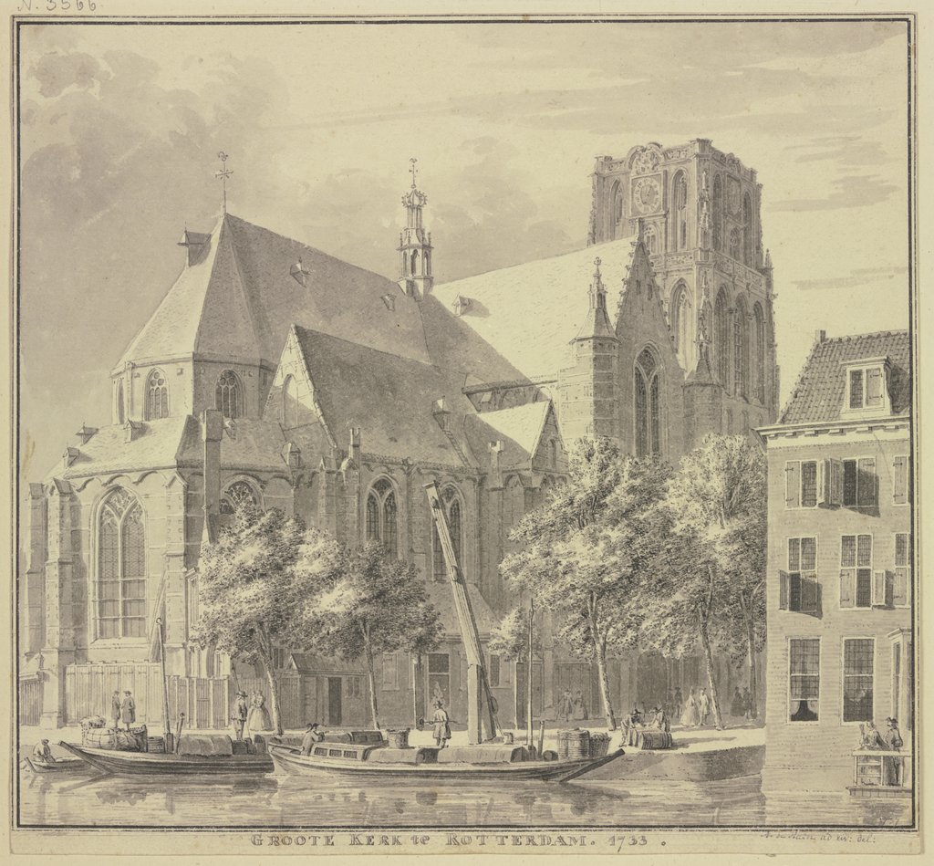 Groote Kerk te Rotterdam, Abraham de Haen d. J.
