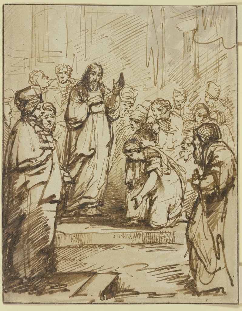 Christus und die Ehebrecherin, Philips Koninck;   ?, Philips Koninck;  Nachahmer ?