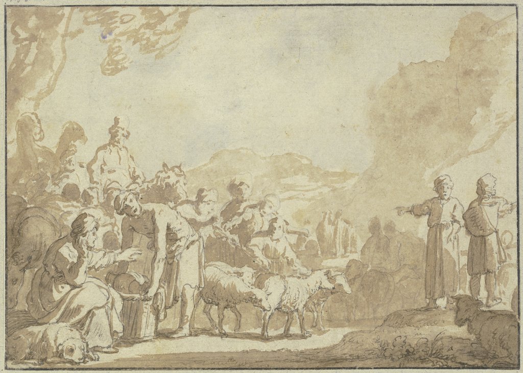 Abraham und Lot trennen sich, Claes Cornelisz. Moeyaert