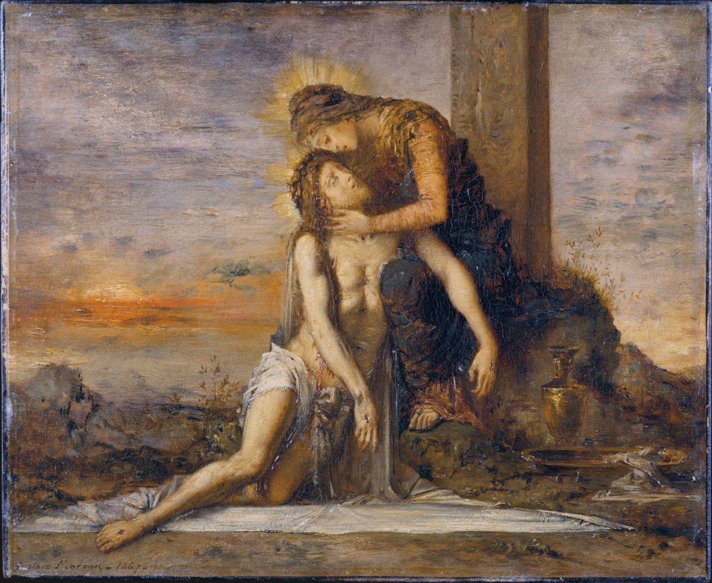 Pietà, Gustave Moreau