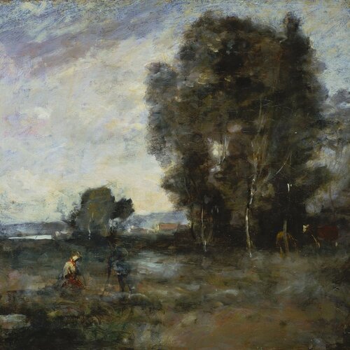 Sommerlandschaft, Camille Corot