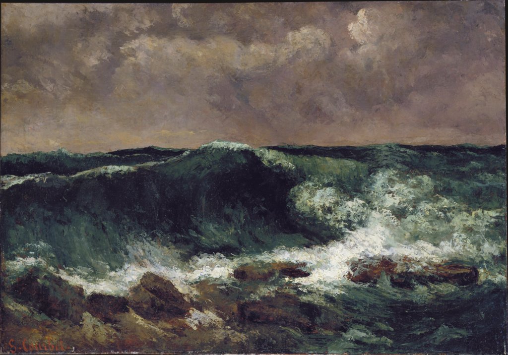 Die Woge, Gustave Courbet