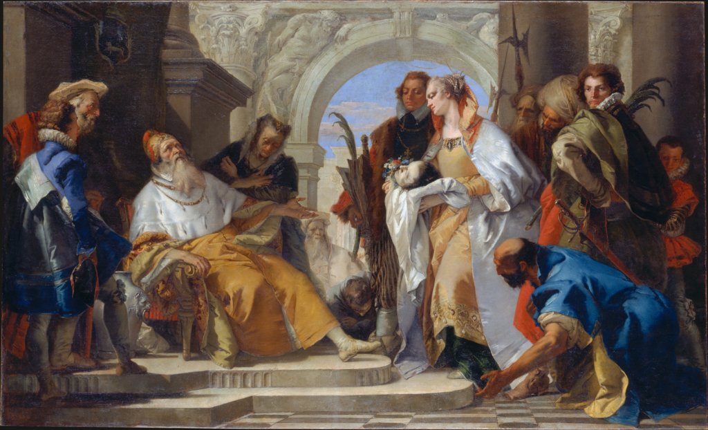 Die Heiligen der Familie Crotta, Giovanni Battista Tiepolo