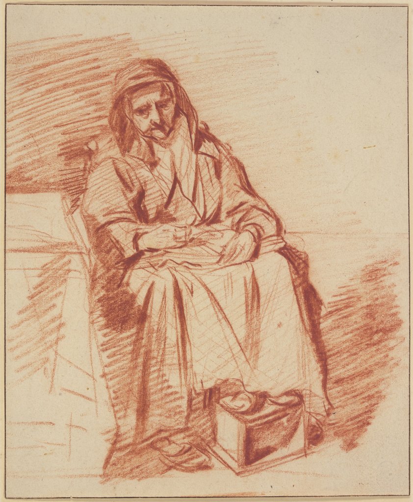 Alte Frau mit einem Vergrößerungsglas lesend, Nicolaes Maes
