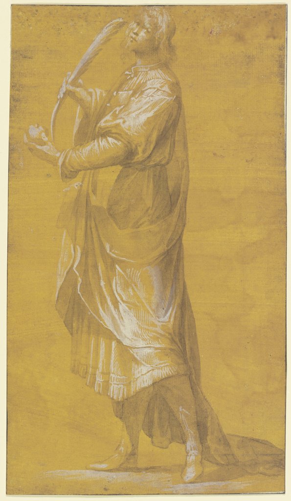 Ein Märtyrer, Herz und Palmzweig in den Händen haltend, Jacopo Ligozzi;   ?