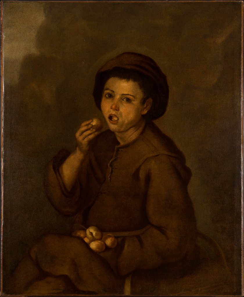 Der Pfirsichesser, Kopie nach Bartolomé Esteban Murillo
