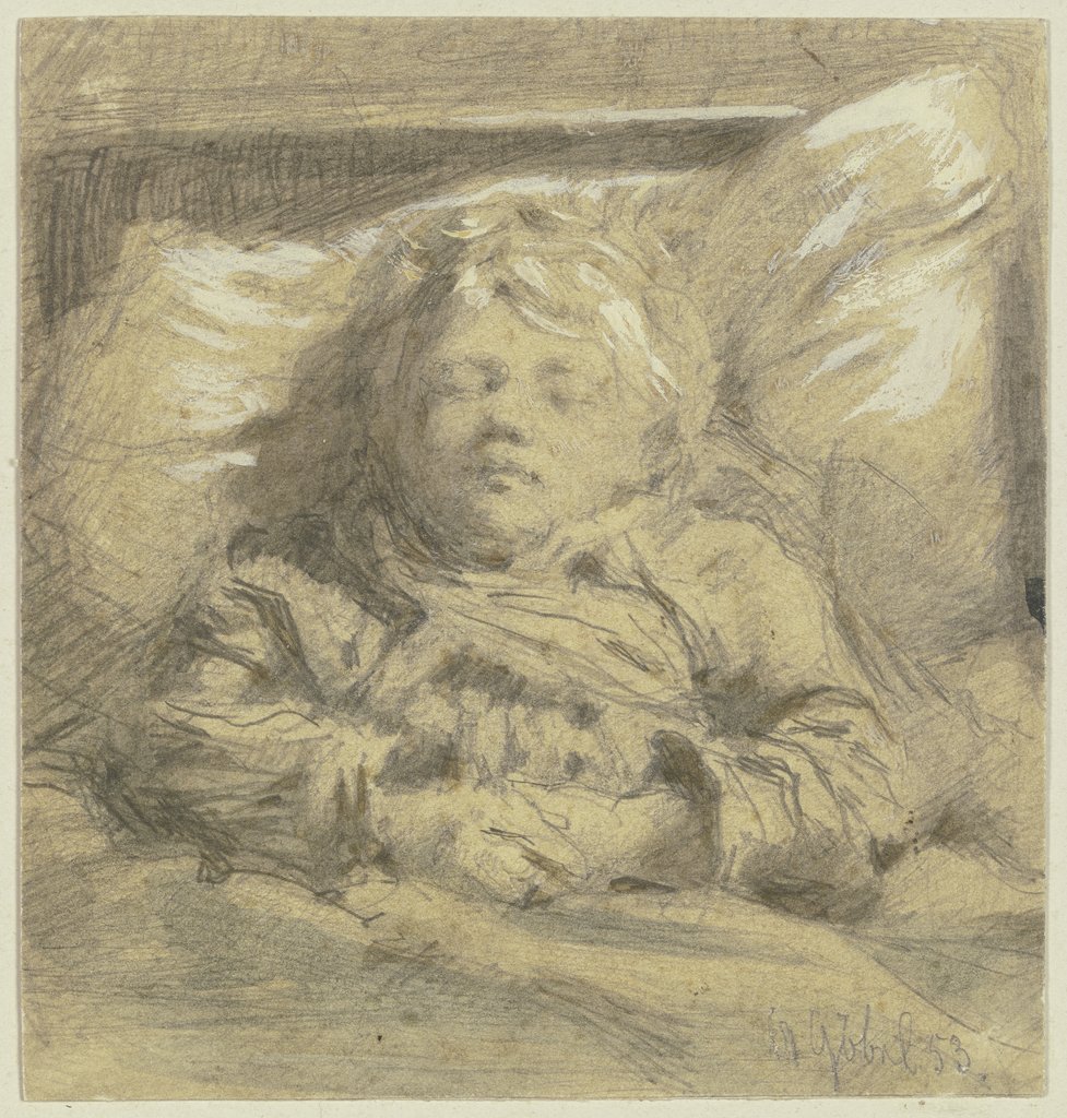 Schlafendes Kind, Angilbert Göbel