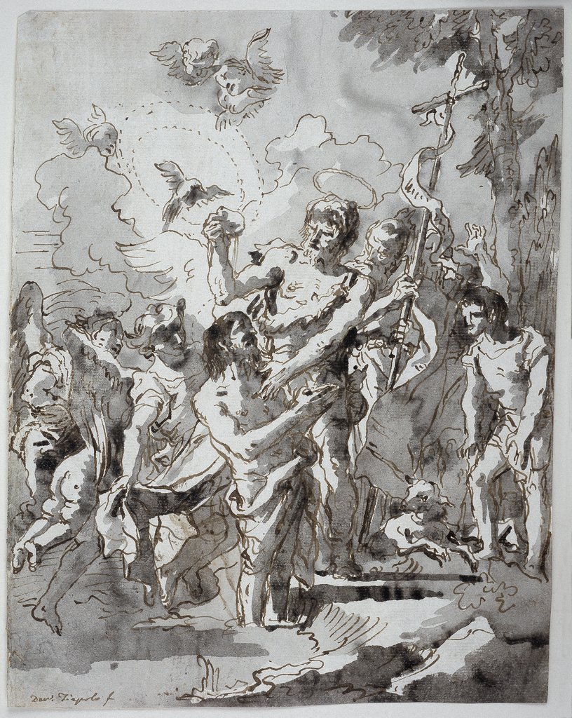 Baptism of Christ in the Jordan, Giovanni Domenico Tiepolo