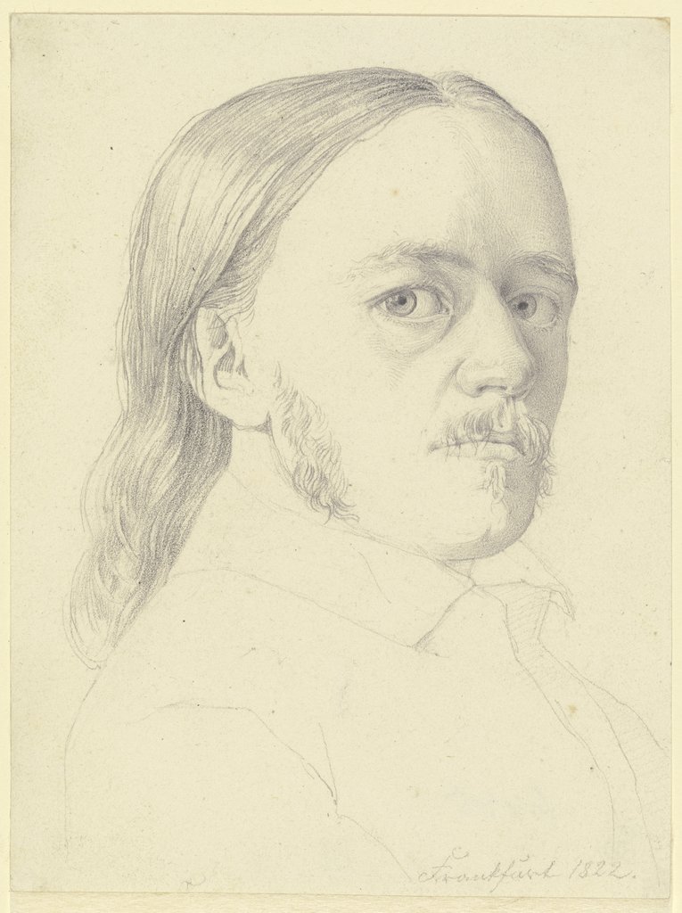 Bildnis des Kupferstechers Carl Barth aus Hildburghausen, Nikolaus Hoff