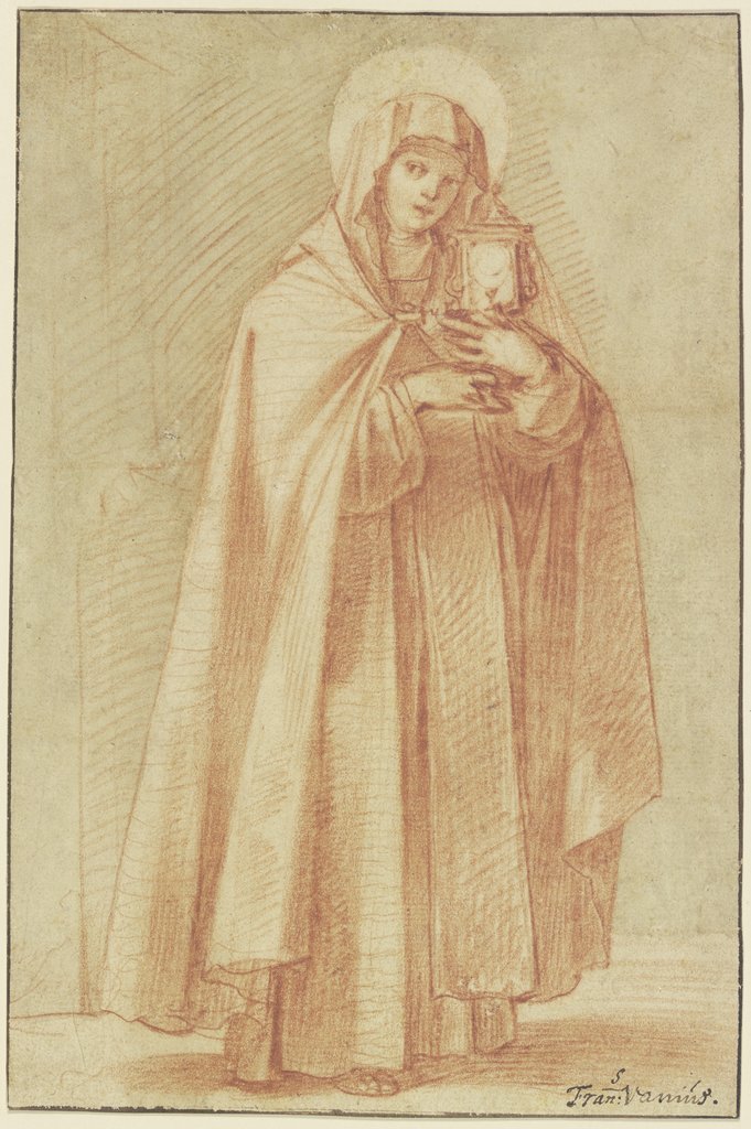 Die Heilige Klara, die Hostie tragend, Francesco Vanni;   ?