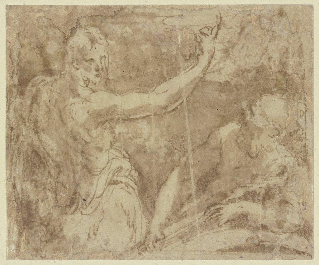 Die Heiligen Johannes der Täufer und Hieronymus, Parmigianino