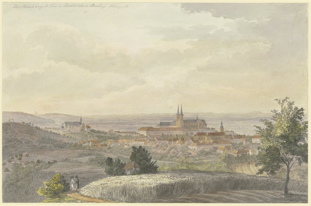 Ansicht von Bamberg von Süden, Johann Adam Klein