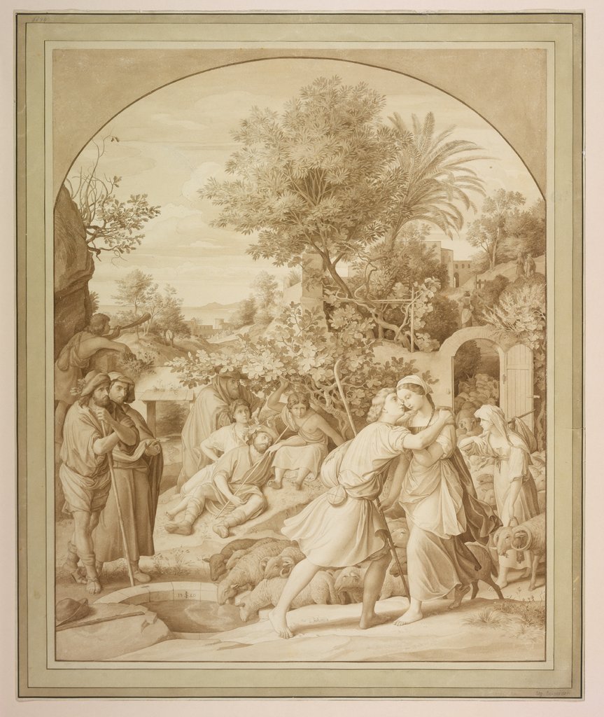 Jacob und Rahel am Brunnen, Julius Schnorr von Carolsfeld