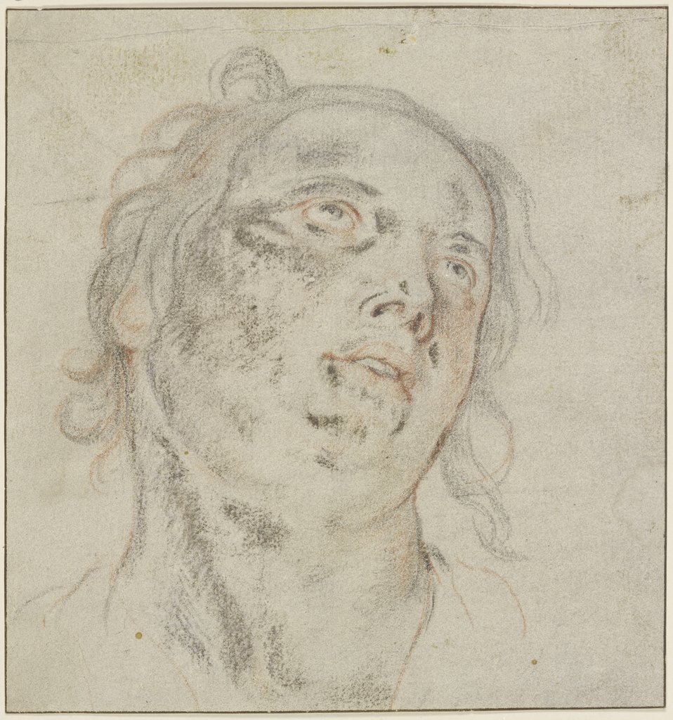 Aufwärtsblickender Frauenkopf, Peter Paul Rubens;   ?