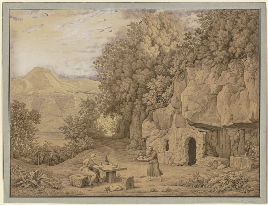 Eremitage bei Albano, Johann Martin von Rohden