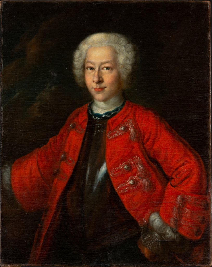 Bildnis Holzhausen, Hieronymus Georg von (1726-1755), Deutscher Meister um 1740/1750