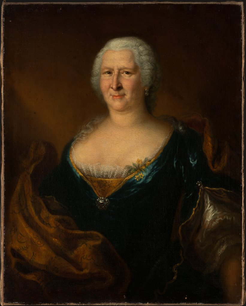 Bildnis der Anna Sybilla von Holzhausen, geb. zum Jungen (1689-1746), Deutscher Meister um 1740/1750