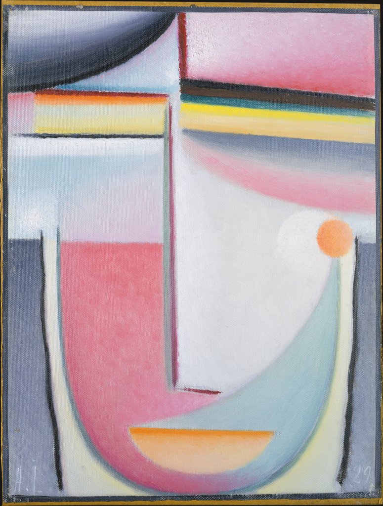 Abstract Head: Symphony in Pink, Alexej von Jawlensky