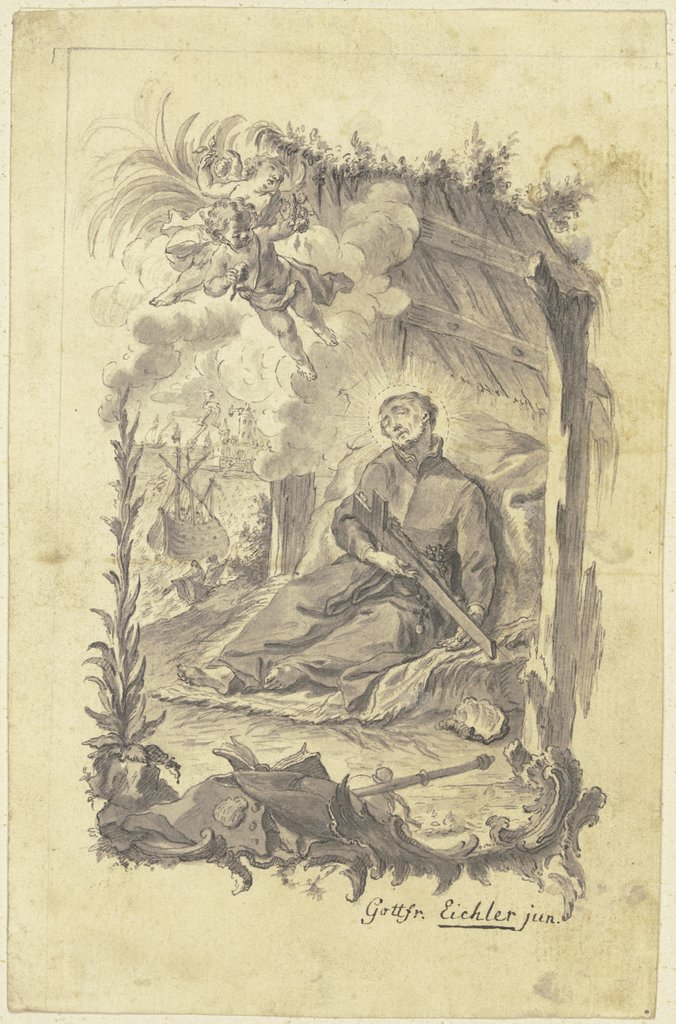 Der Tod des Heiligen Franz Xaver, Gottfried Eichler d. J.