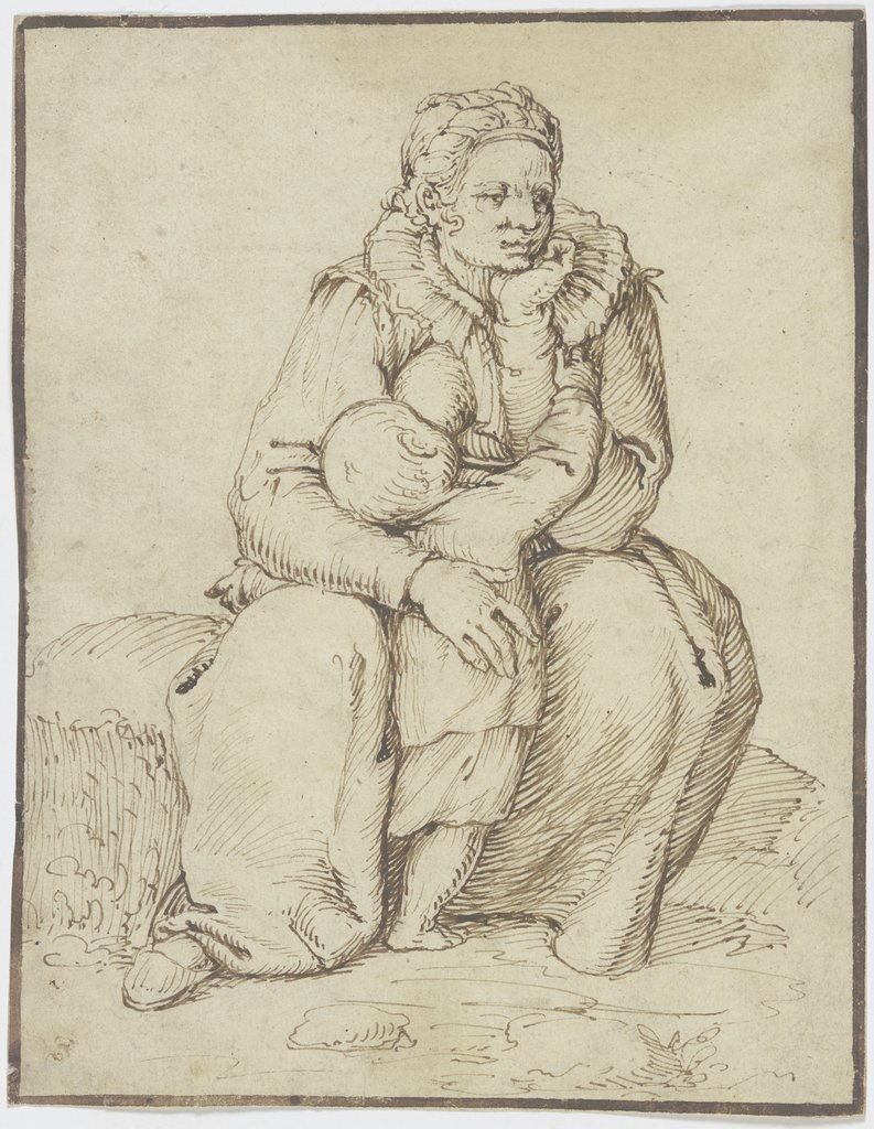 Mutter und Kind, Jacques de Gheyn I