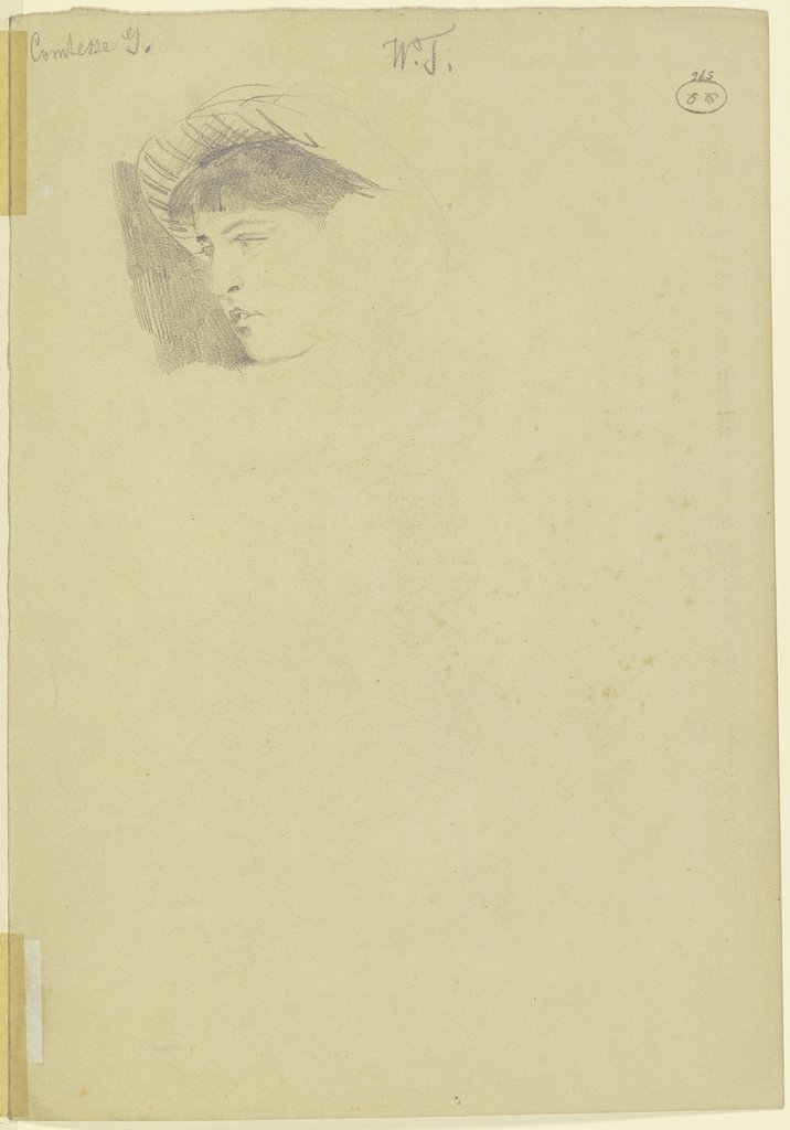 Bildnis der Comtesse G., Wilhelm Trübner