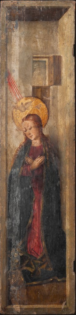 Virgin Annunciate, Jacomart, Juan Rexach;  workshop