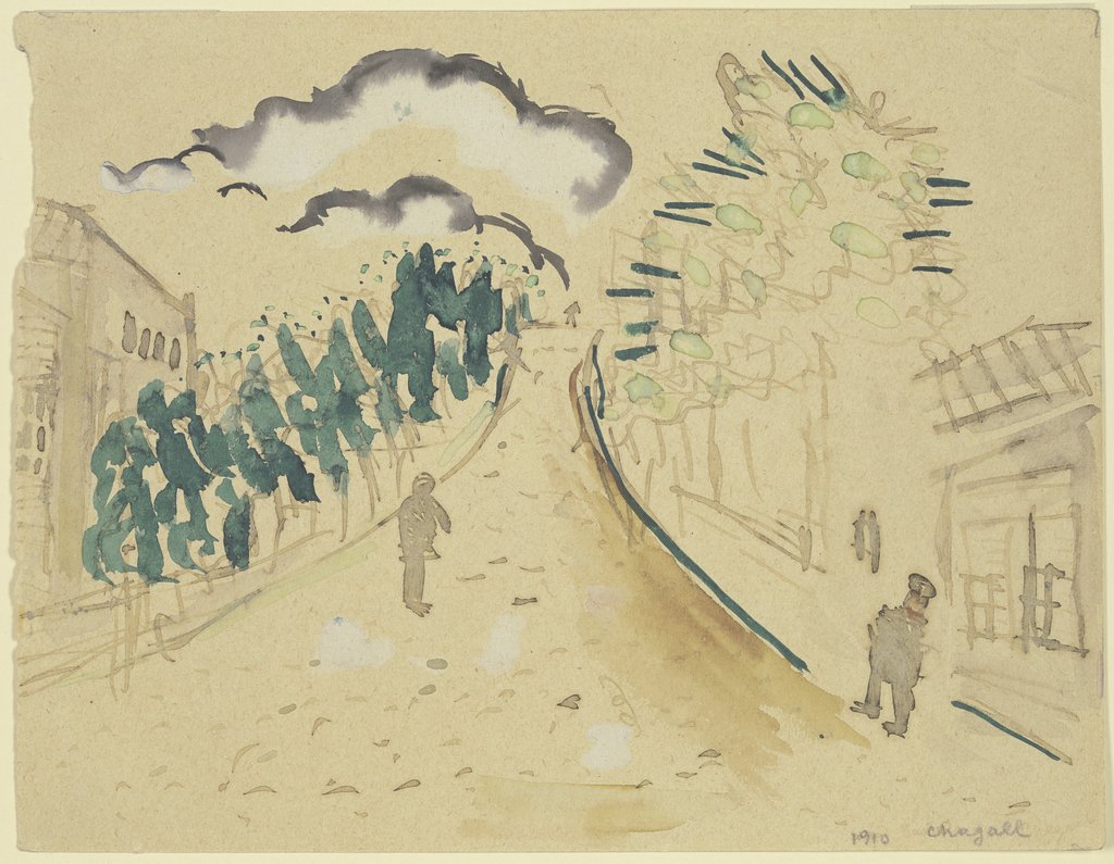 Dorfstaße, Marc Chagall