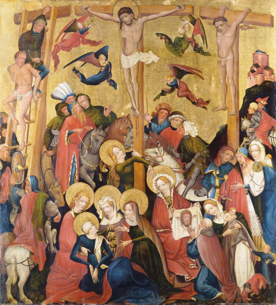 Kreuzigung Christi, Mittelrheinischer Meister um 1420